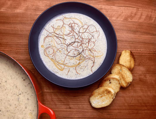 Wurzpott Potato Leek and Pancetta Soup