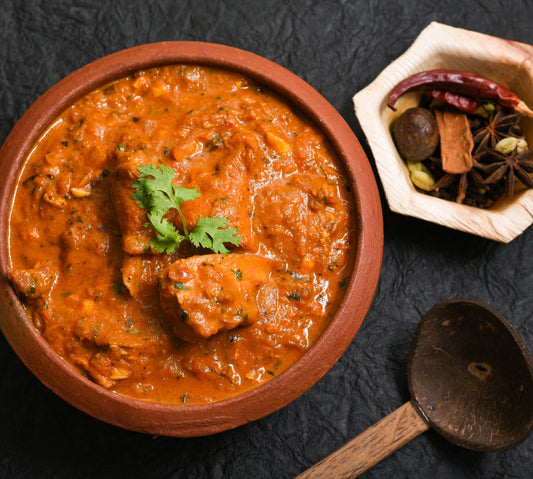 Wurzpott Chicken TIkka Masala topped with Cilantro