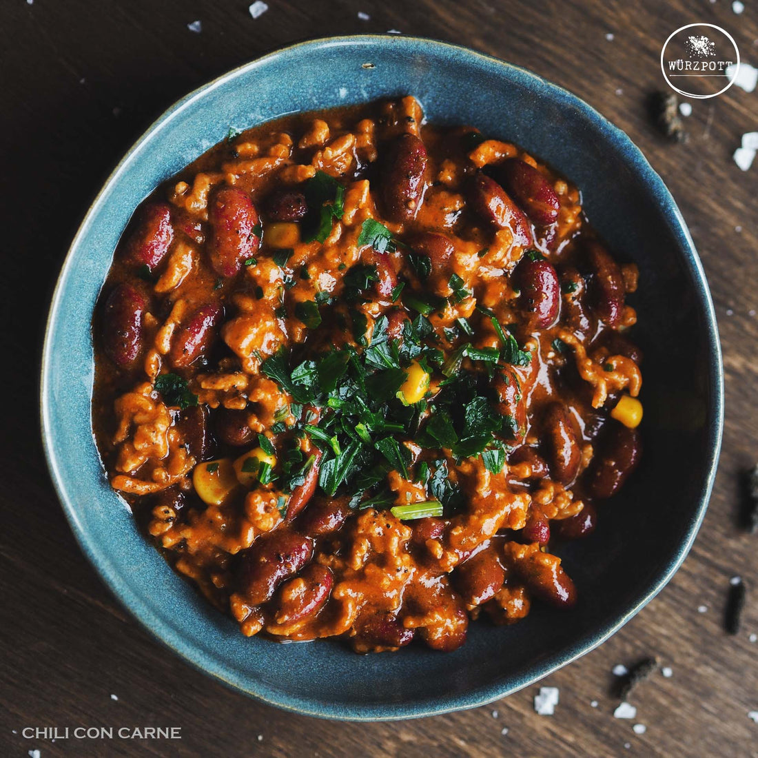 bowl of Wurzpott Chili Con Carne