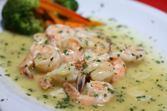 Shrimp with Lemon Herb Beurre Blanc