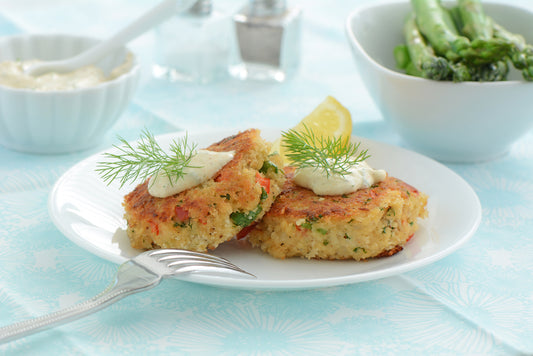 Caper Herb Crab Cakes