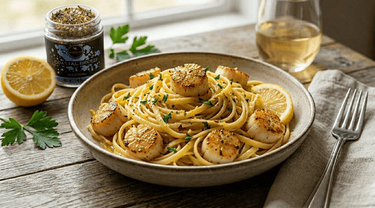 Scallops and Linguine Pasta