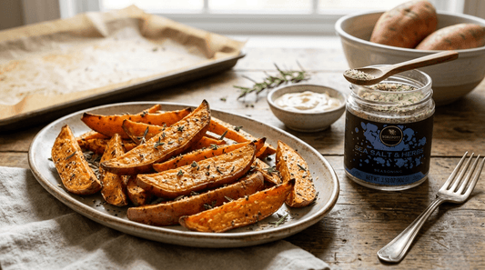 Sea Salt & Herbs Sweet Potato Wedges