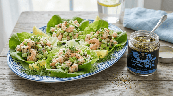 Lemon Dill Shrimp Lettuce Wraps | Easy Shrimp Lettuce Wrap Recipe