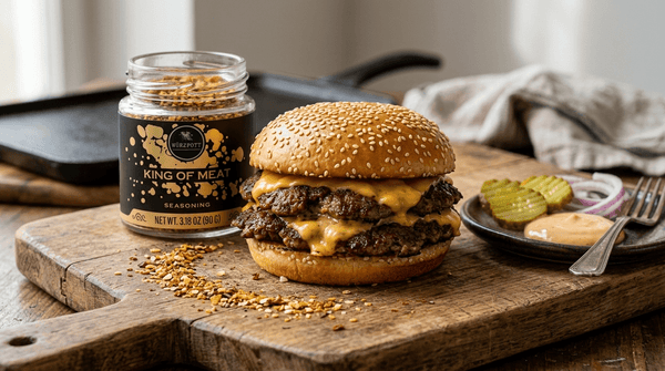 Easy Smash Burgers using King of Meat Seasoning