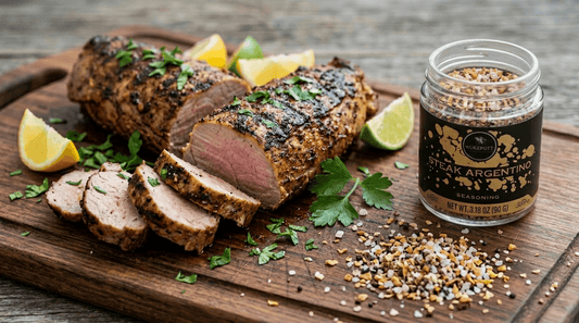 Grilled Pork Tenderloin with Wurzpott Steak Argentino Seasoning