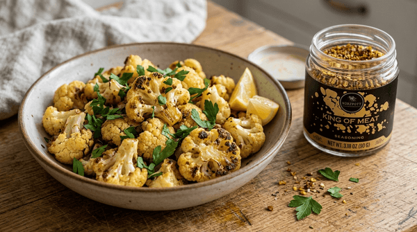 Easy Roasted Cauliflower with Wurzpott King of Meat Seasoning