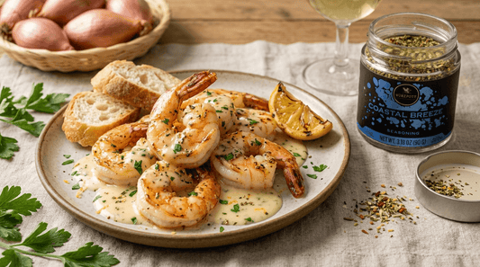 Shrimp with Lemon Herb Beurre Blanc