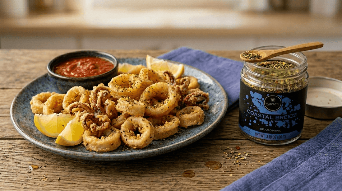 Crispy Coastal Breeze Fried Calamari