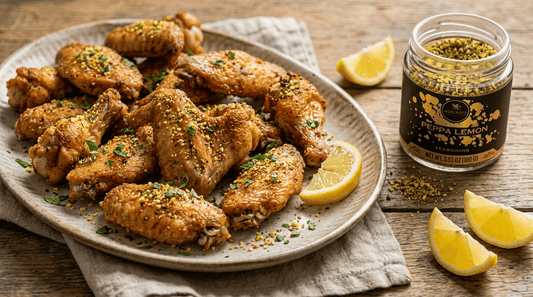 Crispy Peppa Lemon Chicken Wings