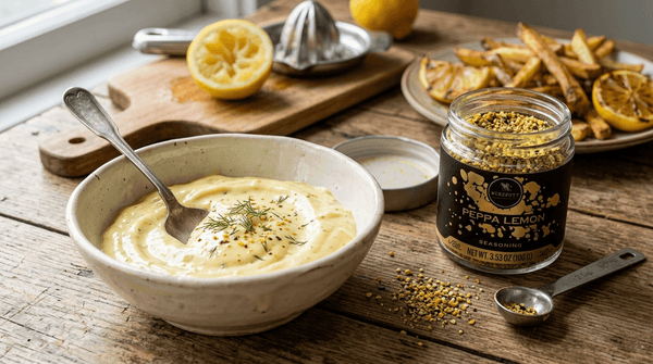 Peppa Lemon Aioli: A Homemade Aioli Recipe with Bright Lemon Flavor