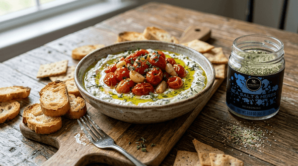 Tomato Garlic Confit with Goat Cheese Dip: A Rich and Easy Appetizer Recipe