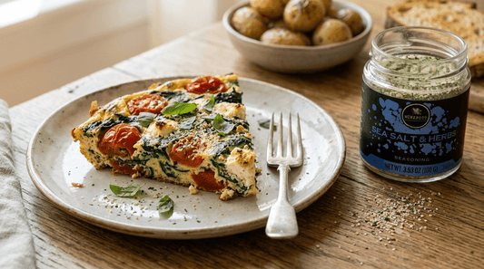 Spinach, Tomato & Goat Cheese Frittata