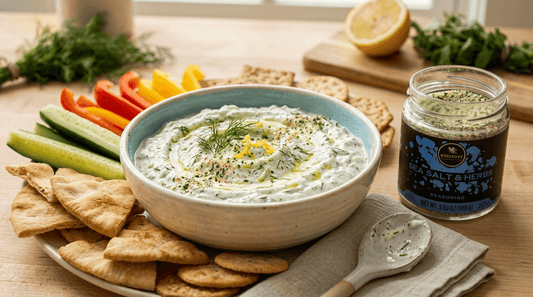 Greek Yogurt Dip with Sea Salt and Herb Seasoning