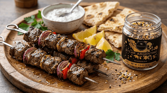 Grilled Lamb Skewers with Wurzpott Steak Argentino