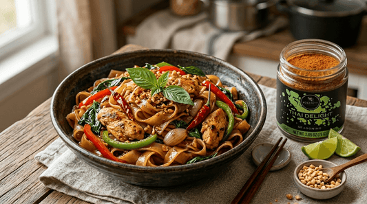 Thai Delight Drunken Noodles (Pad Kee Mao Style)