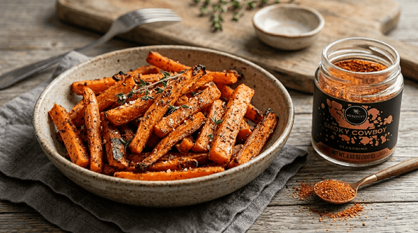 Smoky Cowboy Carrot Fries: A Healthy Side Dish with Bold Smoky Flavor