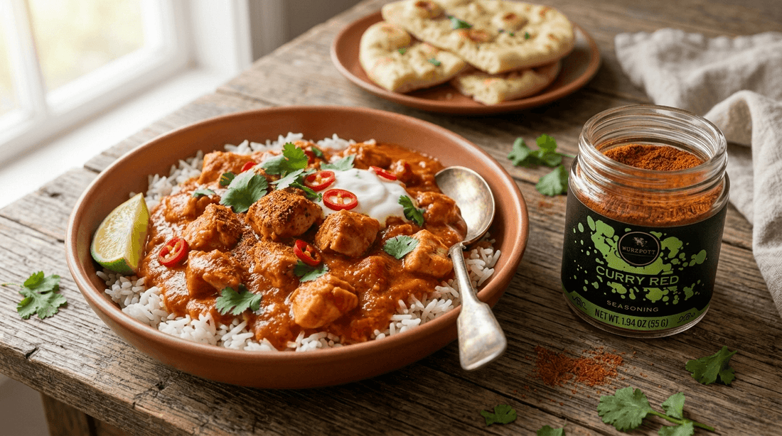 Curry Red Spicy Tomato Coconut Chicken Curry: An Easy Chicken Curry Packed with Bold Flavor