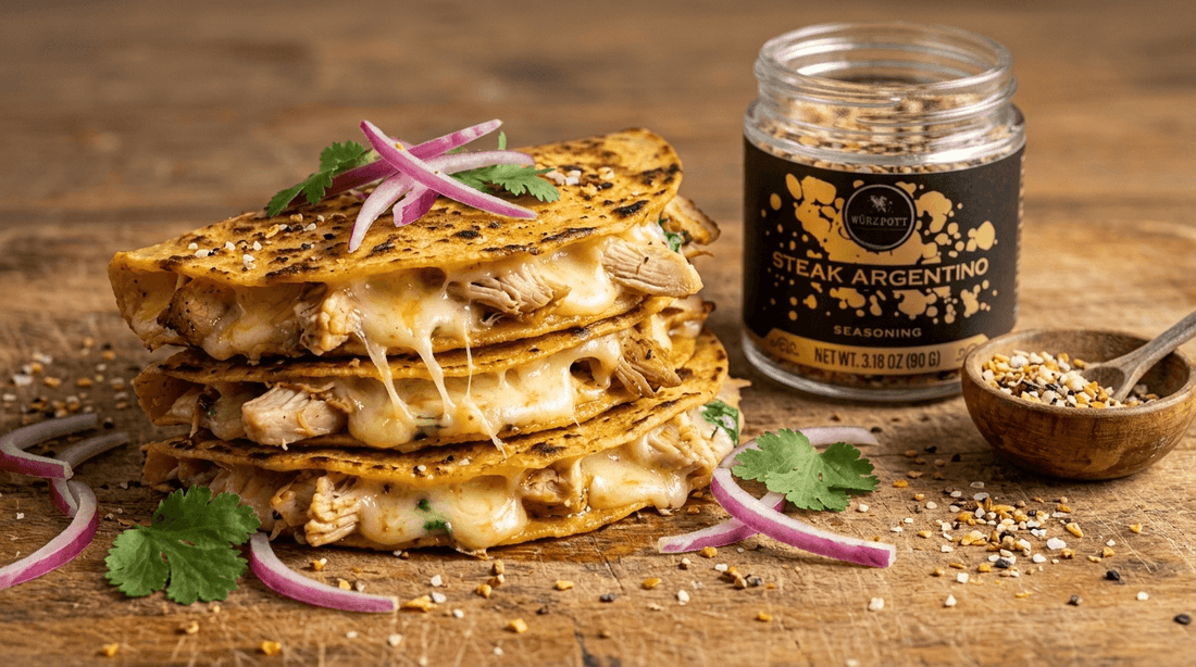 Chicken Mulitas with Wurzpott Steak Argentino: A Crispy Mexican Inspired Chicken Recipe