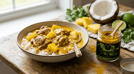 Coconut Pineapple Curry Chicken