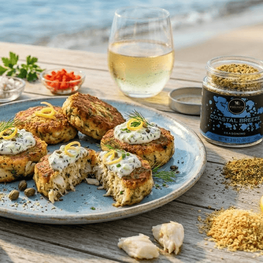 Caper Herb Crab Cakes