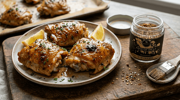 Easy Honey Glazed Chicken Thighs Using Wurzpott King of Meat Seasoning
