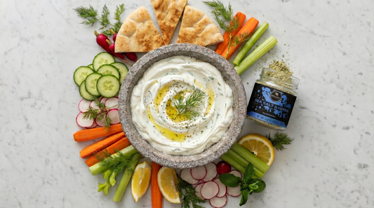 Greek Yogurt Dip with Sea Salt and Herb Seasoning