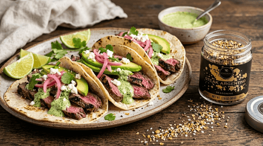 Steak Tacos with Argentino Sauce