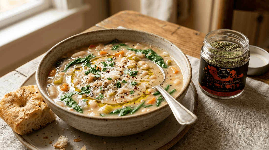 Tuscan White Bean Soup with Tutto Italiano